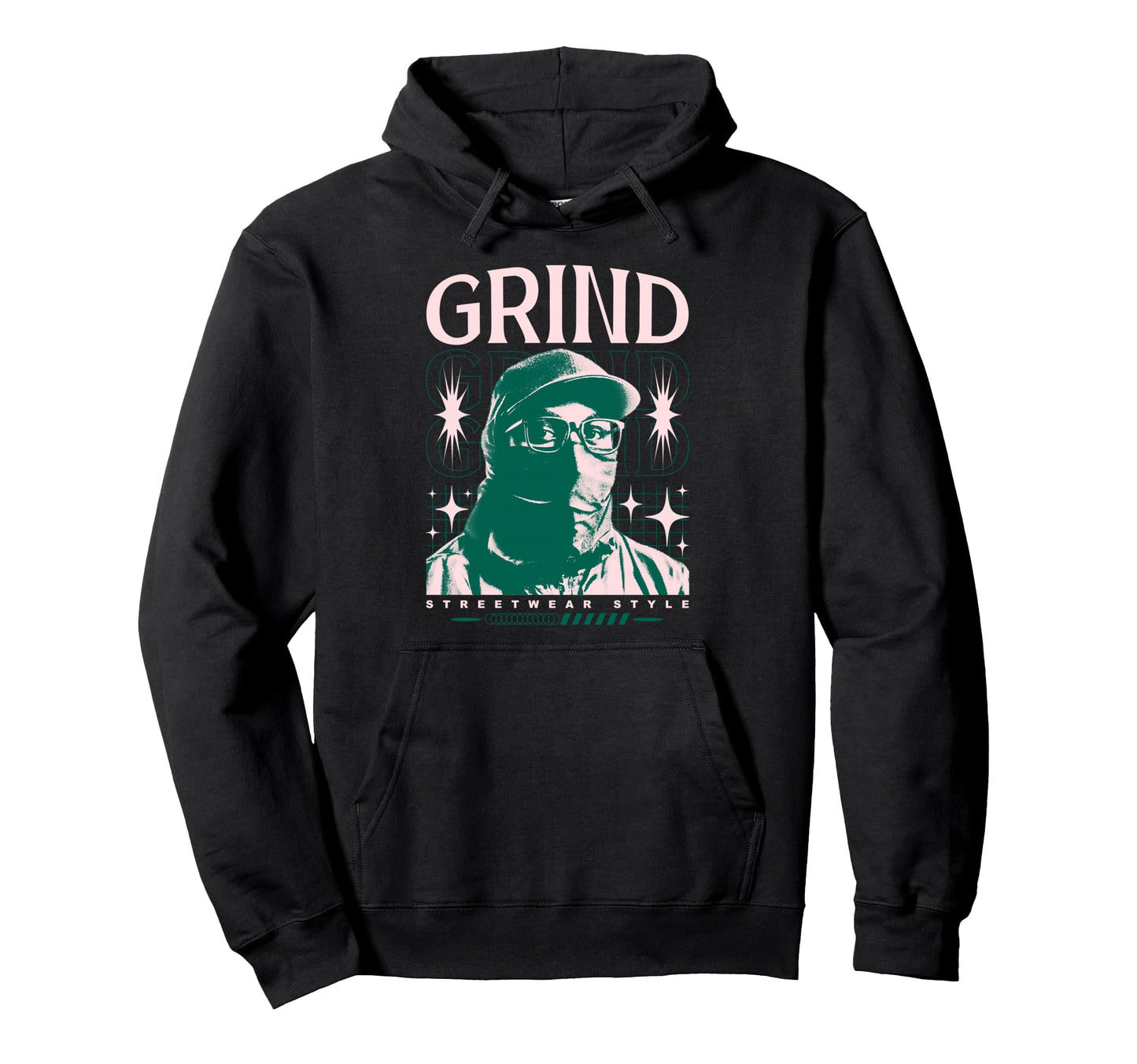 Y2K Grind Bold Urban Graffiti Aesthetic Hoodie - Trendy Graphic Men Women - T-Shirt, Sweatshirt, Hoodie