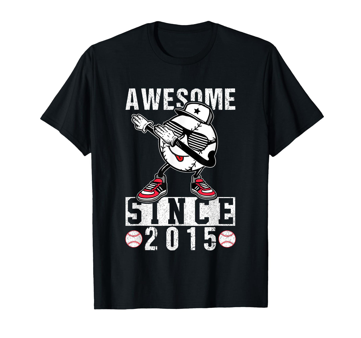 5Th Baseball Player Dab 2015 T-Shirt - Fun Novelty Design for Adults - T-Shirt, Sweatshirt, Hoodie