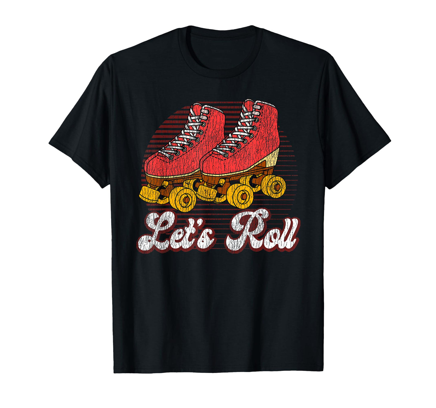 Roller Skating Skate 1970S T-Shirt - Unique Graphic for Adults - T-Shirt, Sweatshirt, Hoodie