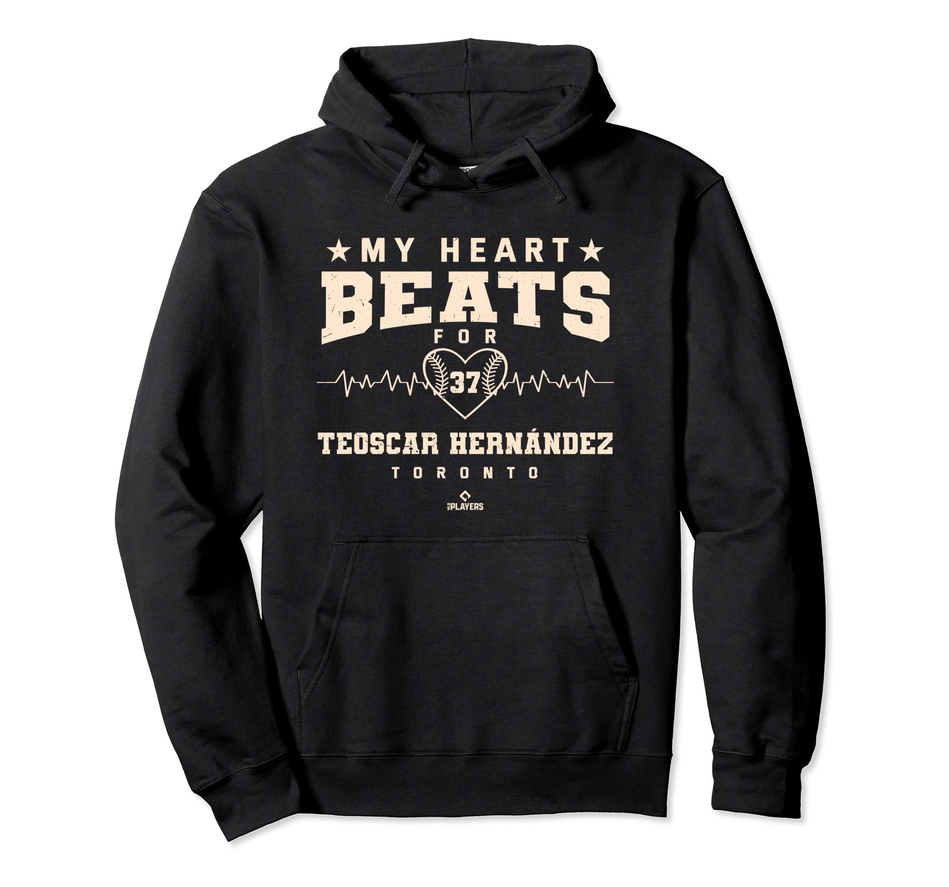 My Heart Beats Teoscar Hernandez Hoodie - Minimalist Print for Adults - T-Shirt, Sweatshirt, Hoodie
