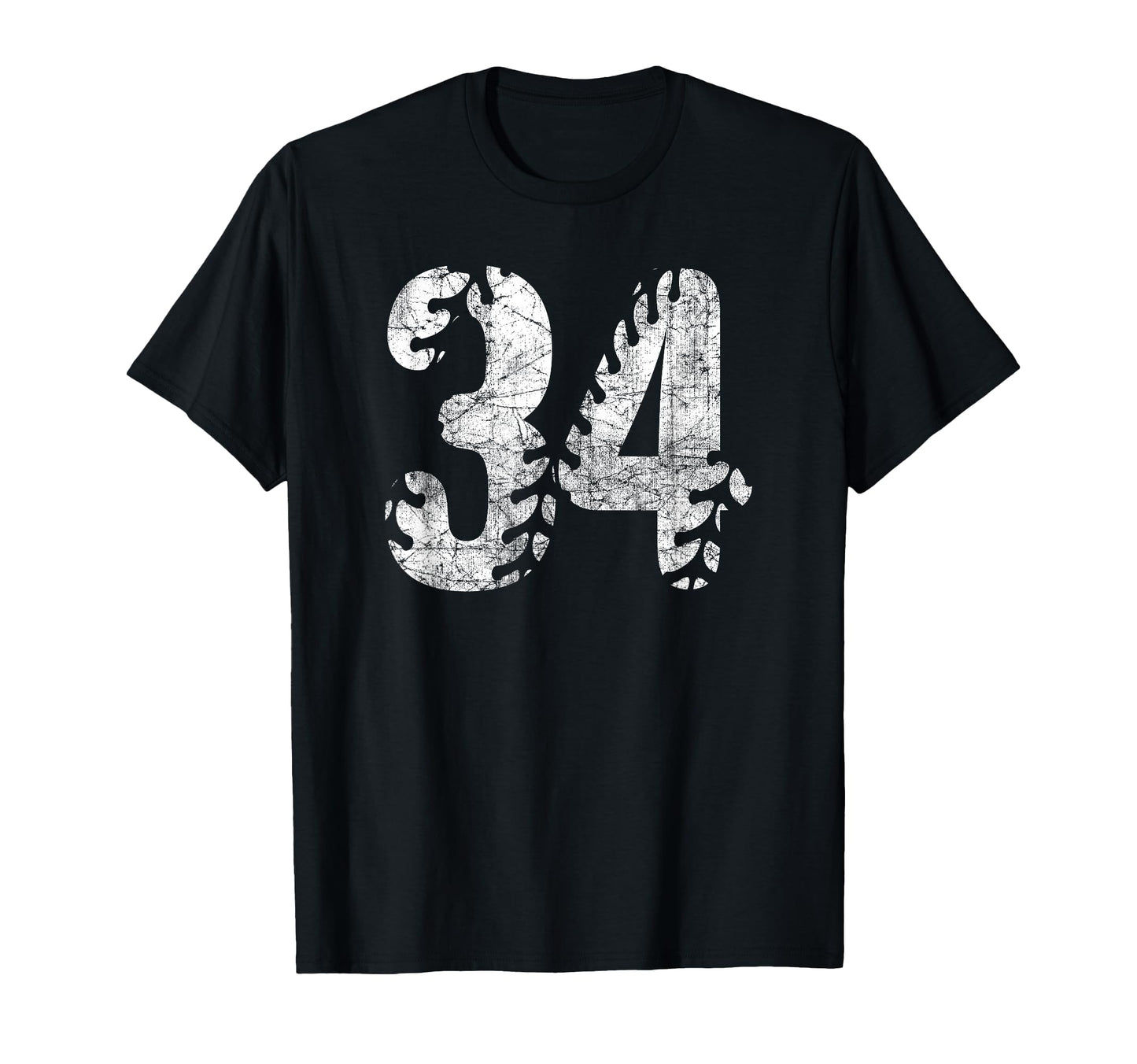Baseball Softball Mom 34 Number 34 T-Shirt - Trendy Graphic Men Women - T-Shirt, Sweatshirt, Hoodie