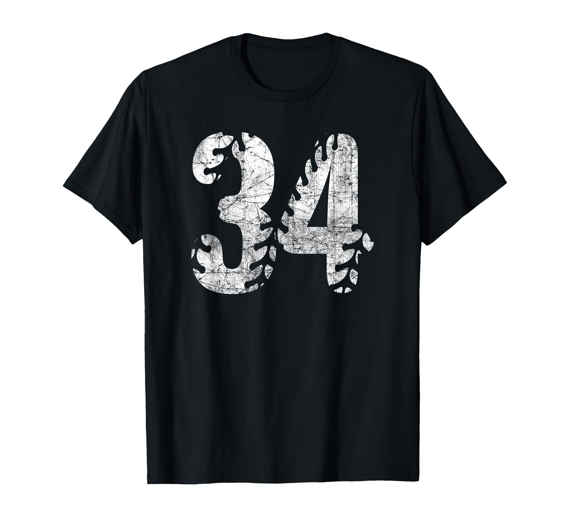 Baseball Softball Mom 34 Number 34 T-Shirt - Trendy Graphic Men Women - T-Shirt, Sweatshirt, Hoodie