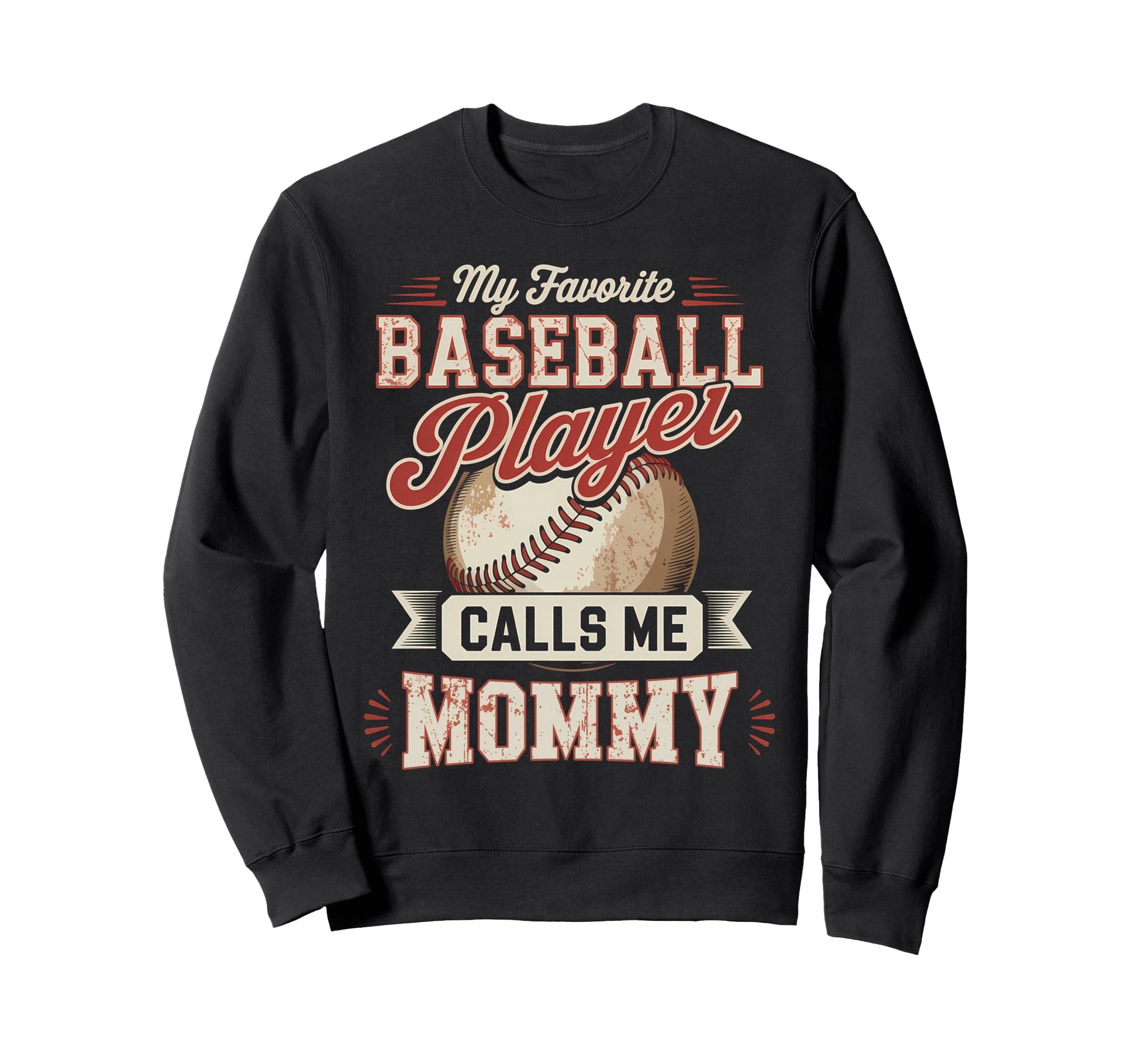 My Favorite Baseball Player Calls Sweatshirt - Aesthetic Graphic Men Women - T-Shirt, Sweatshirt, Hoodie