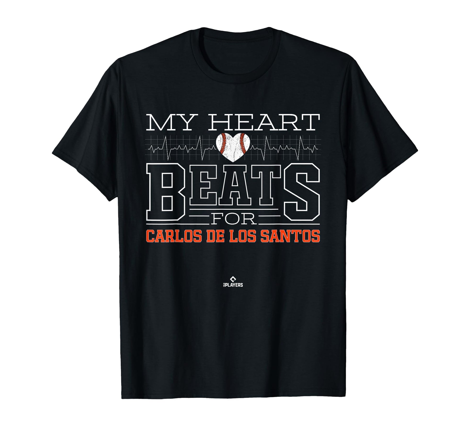 My Heart Beats Carlos De Los Santos T-Shirt - Trendy Graphic Unisex - T-Shirt, Sweatshirt, Hoodie