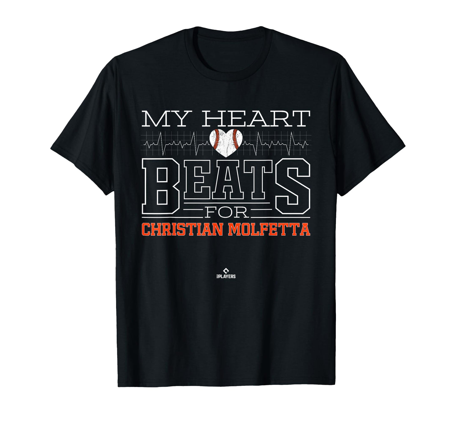 My Heart Beats Christian Molfetta T-Shirt - Graphic Print for Adults - T-Shirt, Sweatshirt, Hoodie