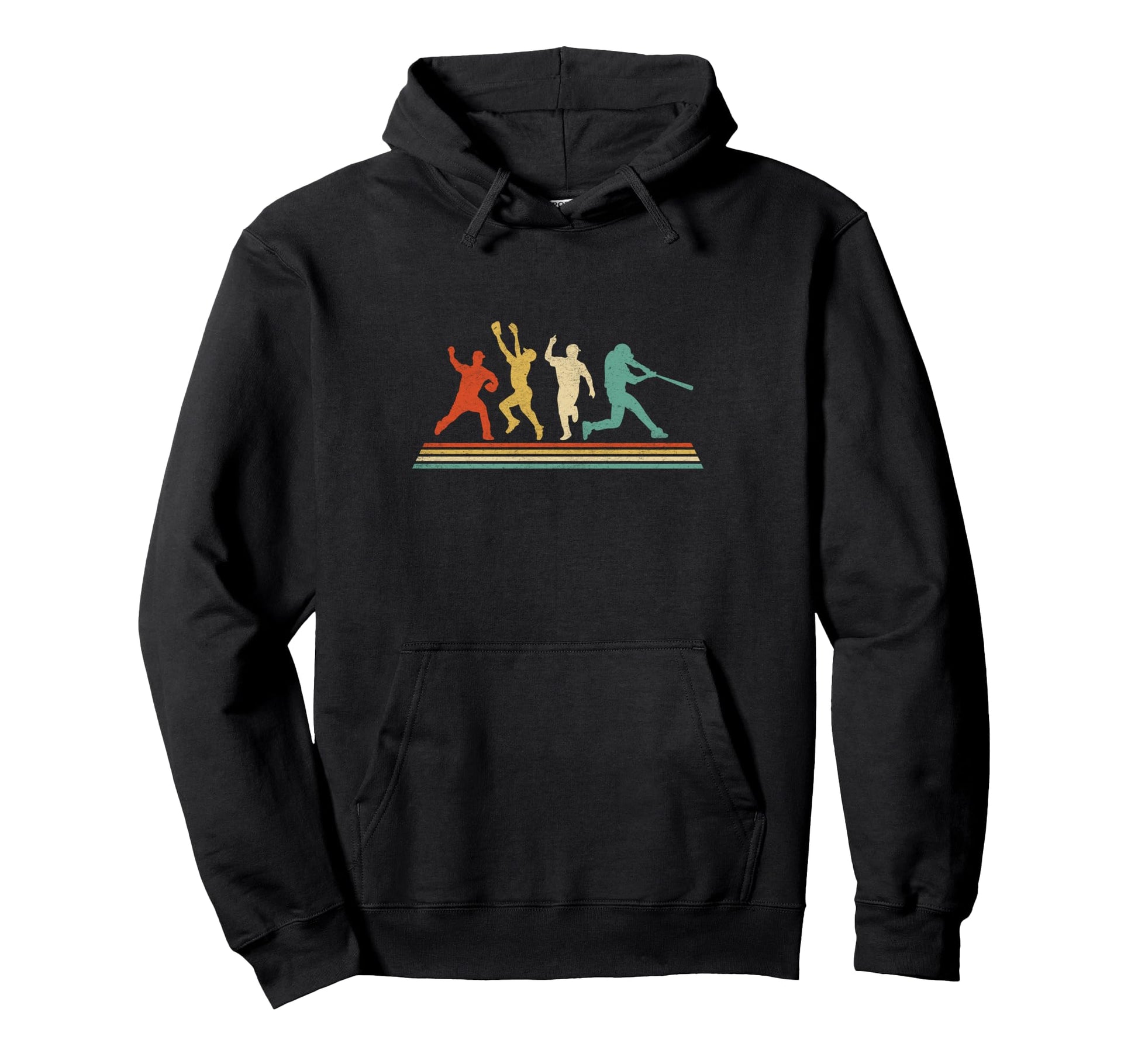 Inspired Baseball Sports Action Figures Hoodie - Unique Graphic for Adults - T-Shirt, Sweatshirt, Hoodie