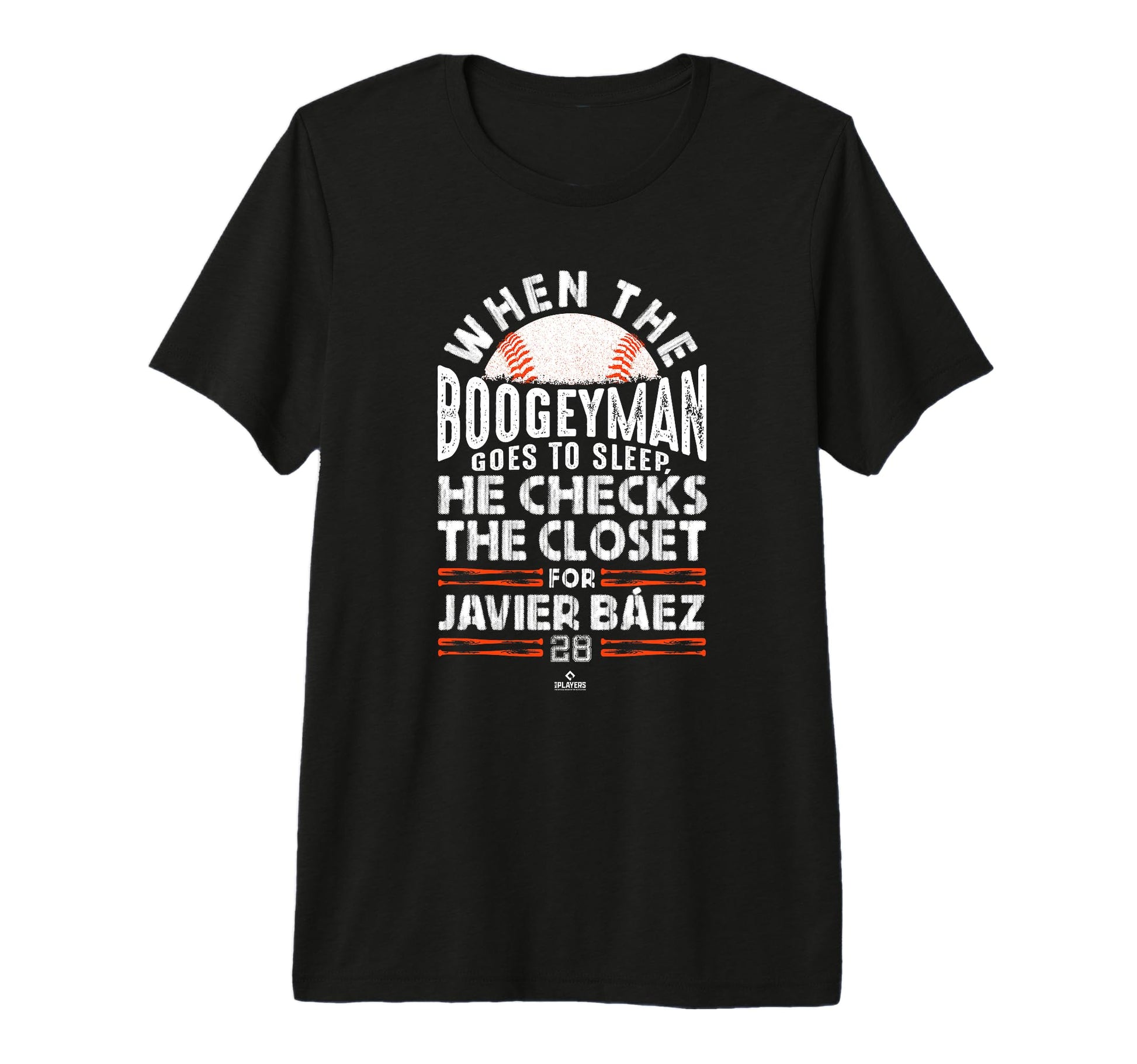 Boogeyman Checks Closet Javier Baez Funny T-Shirt - Trendy Graphic Unisex - T-Shirt, Sweatshirt, Hoodie