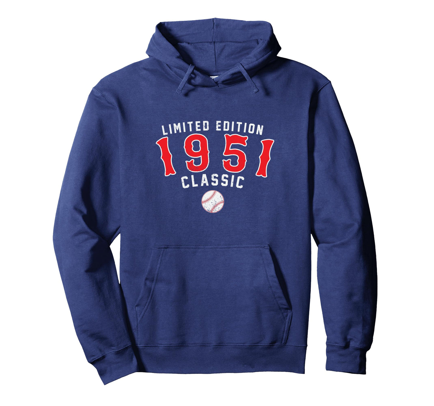 75 Year Old 1951 Baseball 75Th Hoodie - Aesthetic Graphic Men Women - T-Shirt, Sweatshirt, Hoodie