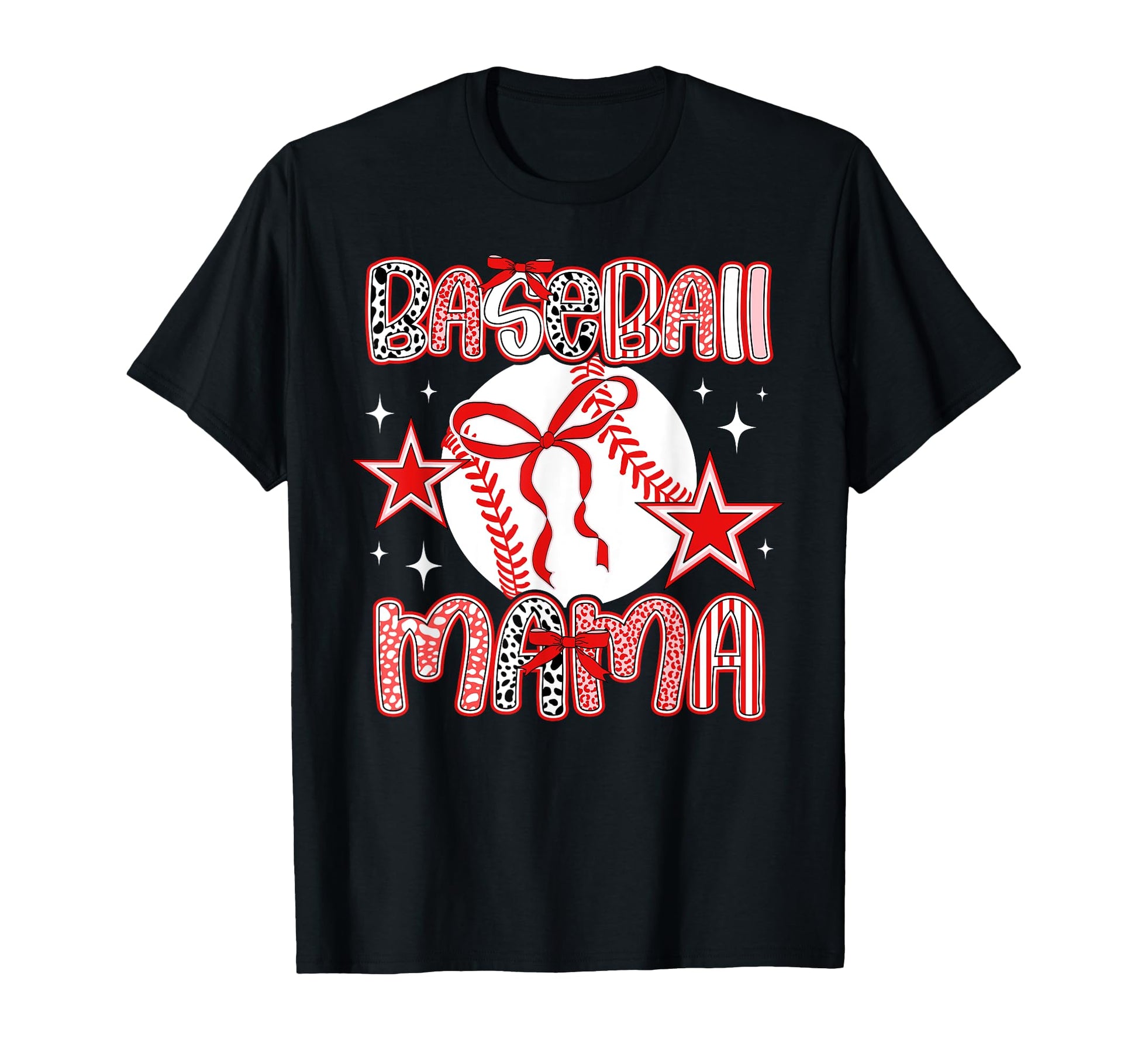 Baseball Mama Coquette Baseball Mom T-Shirt - Graphic Print Men Women - T-Shirt, Sweatshirt, Hoodie