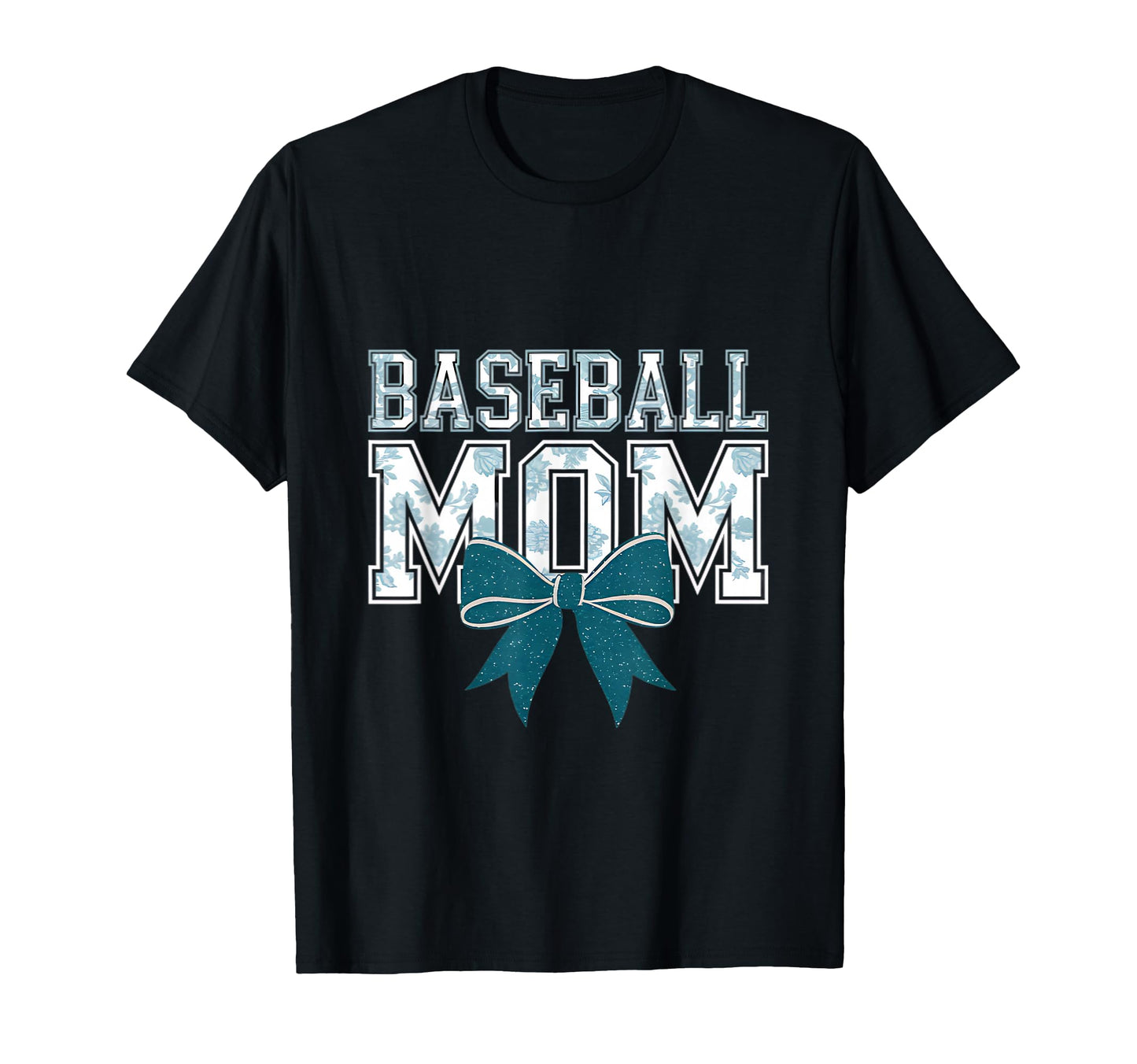 Baseball Mom Coquette Bow Mothers Day T-Shirt - Novelty Apparel for Adults - T-Shirt, Sweatshirt, Hoodie