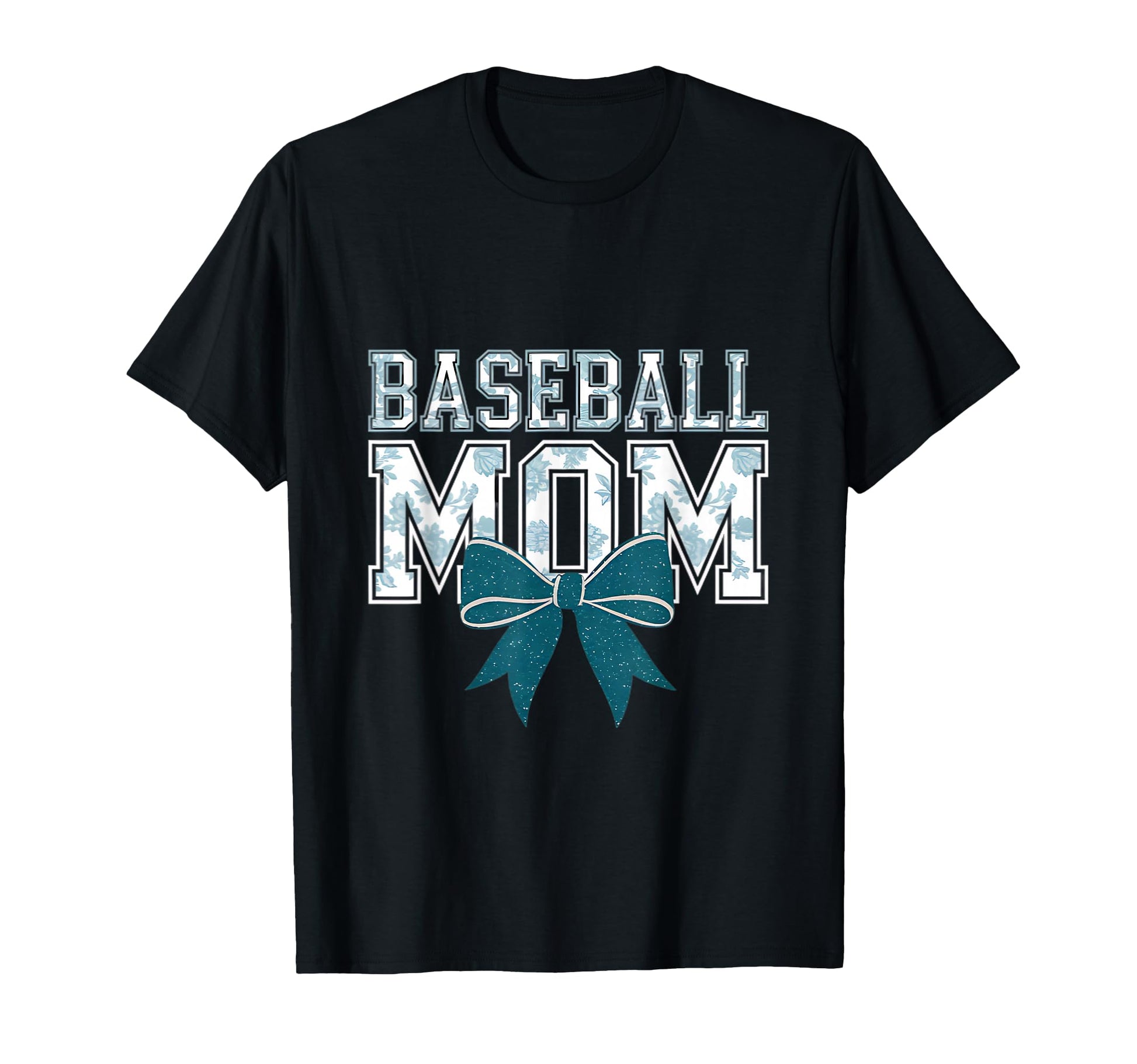 Baseball Mom Coquette Bow Mothers Day T-Shirt - Novelty Apparel for Adults - T-Shirt, Sweatshirt, Hoodie