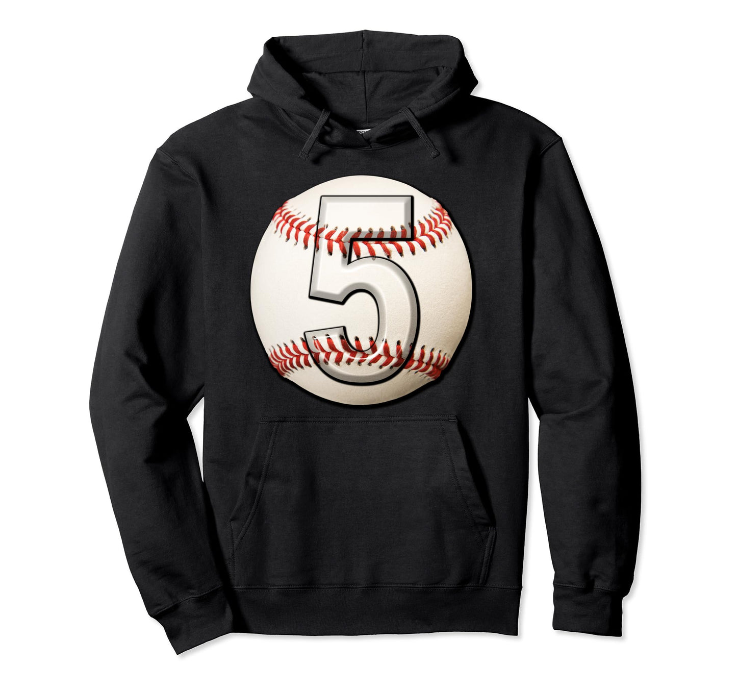 Baseball 5Th Birthday Sports Product Hoodie - Aesthetic Graphic Unisex - T-Shirt, Sweatshirt, Hoodie