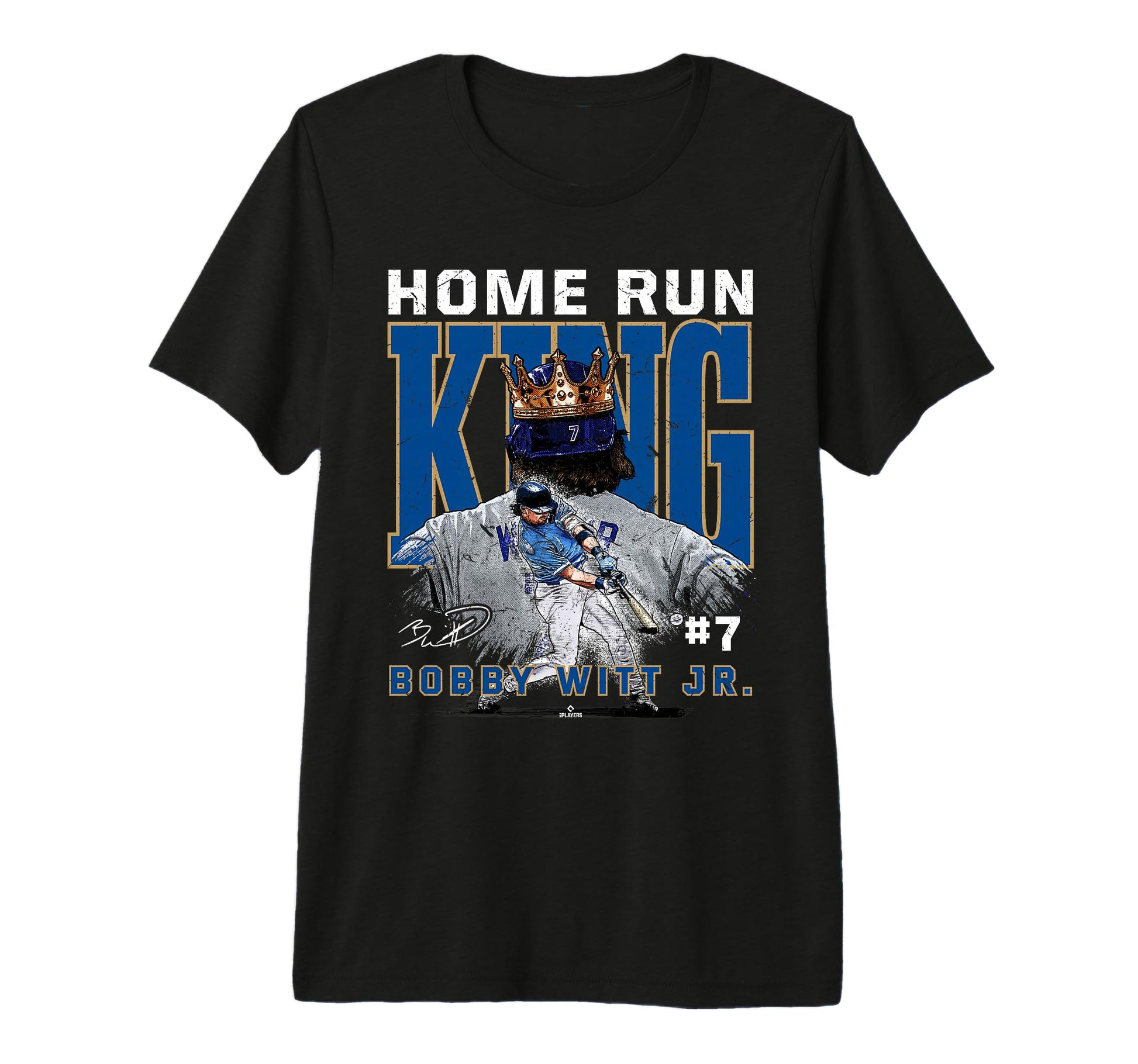 Home Run King Bobby Witt Jr Kansas T-Shirt - Fun Novelty Design for Adults - T-Shirt, Sweatshirt, Hoodie