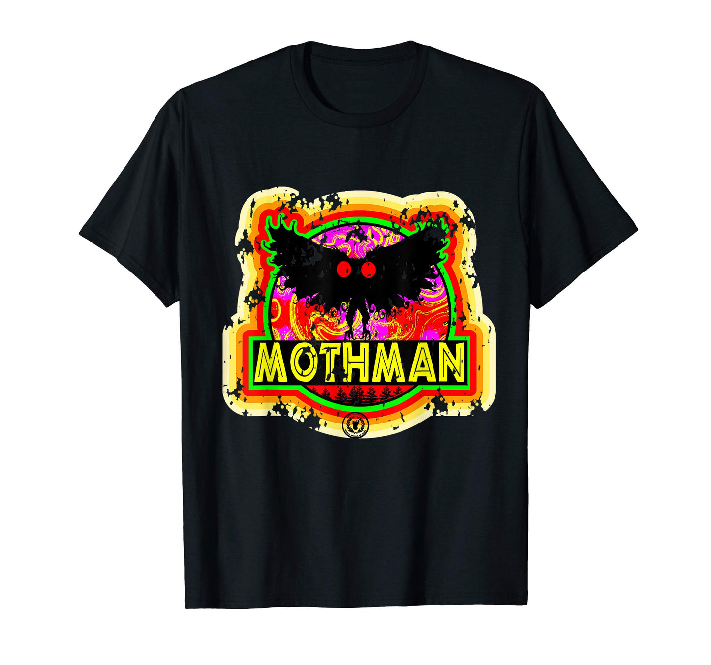 Mothman West Virginia Monster Distressed T-Shirt - Aesthetic Graphic Unisex - T-Shirt, Sweatshirt, Hoodie