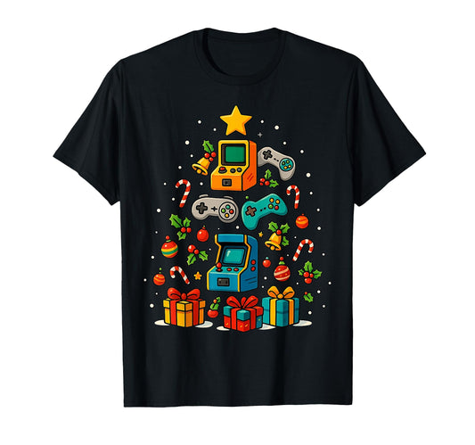 Arcade Games Slot Machine Gaming Tree T-Shirt - Trendy Graphic for Adults - T-Shirt, Sweatshirt, Hoodie