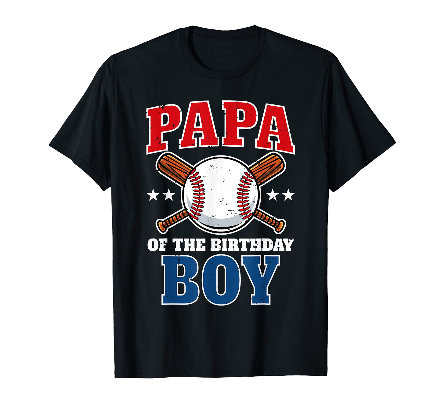 Mens Papa Birthday Baseball Birthday T-Shirt - Graphic Print for Adults - T-Shirt, Sweatshirt, Hoodie