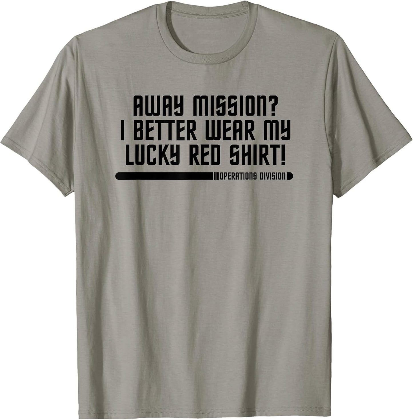 Away Mission Lucky Redshirt Sci Fi Geek - Adult & Kids T-Shirts, Sweatshirts & Hoodies apparel design preview 1