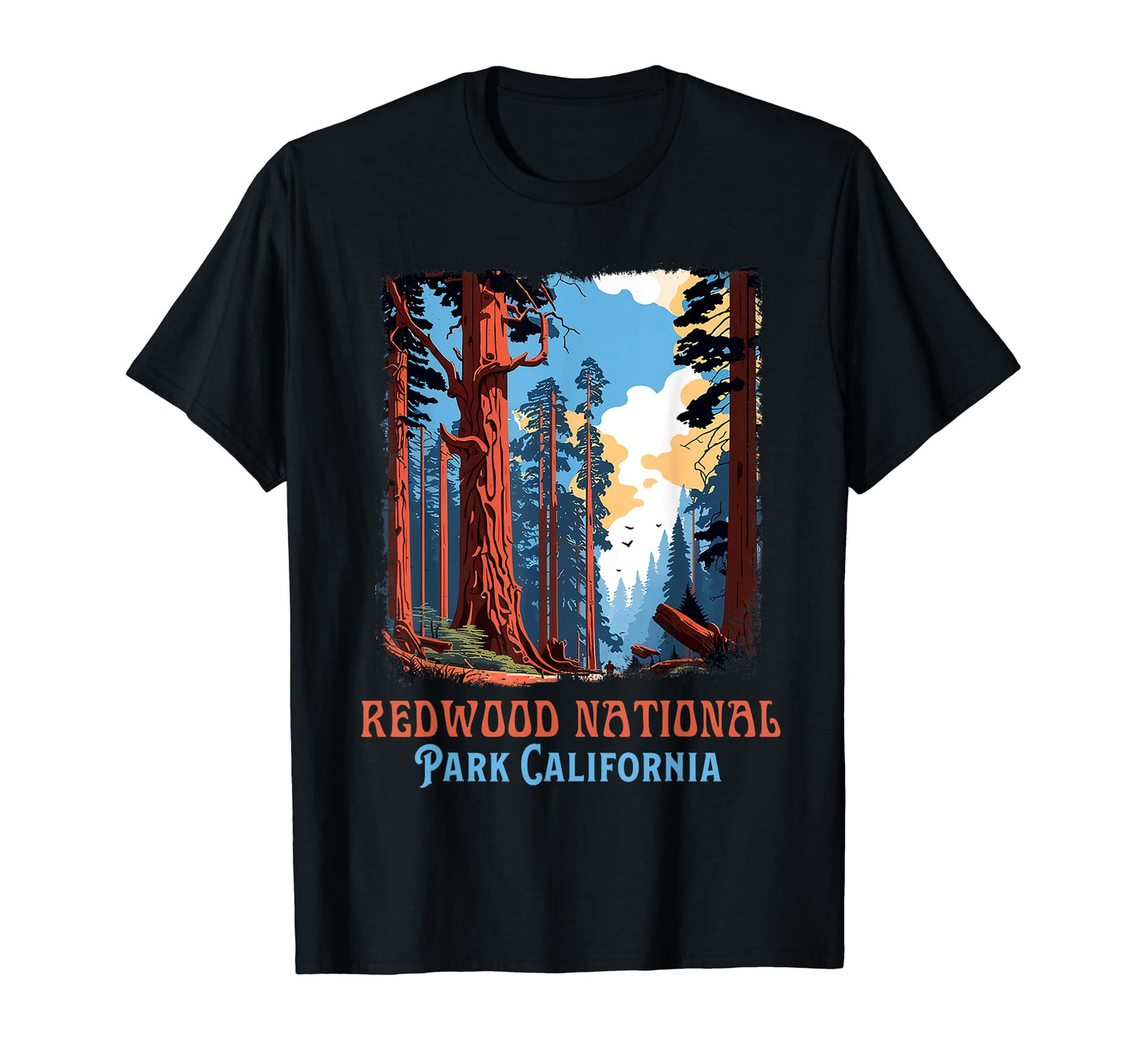 Humboldt Redwood National Parks Us T-Shirt - Aesthetic Graphic Unisex - T-Shirt, Sweatshirt, Hoodie