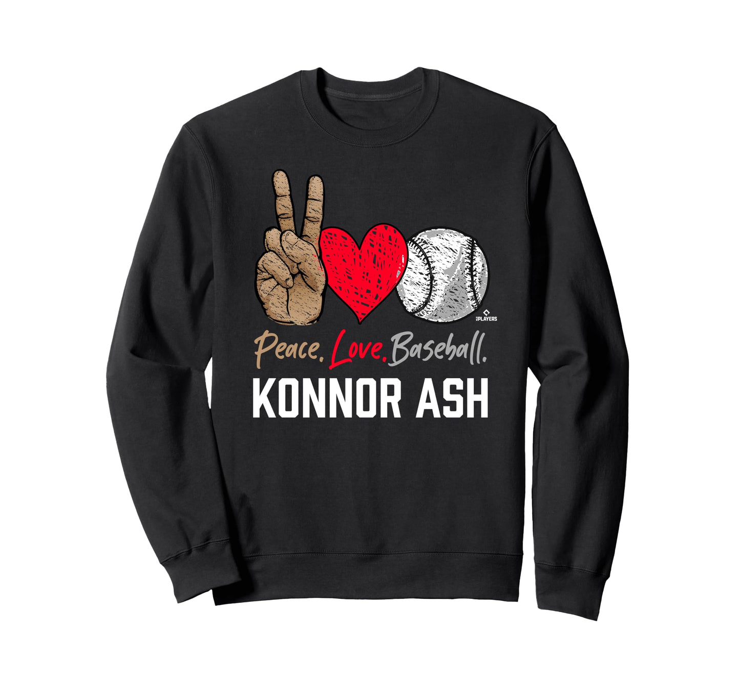Peace Love Konnor Ash Prospect Sweatshirt - Minimalist Print Unisex - T-Shirt, Sweatshirt, Hoodie