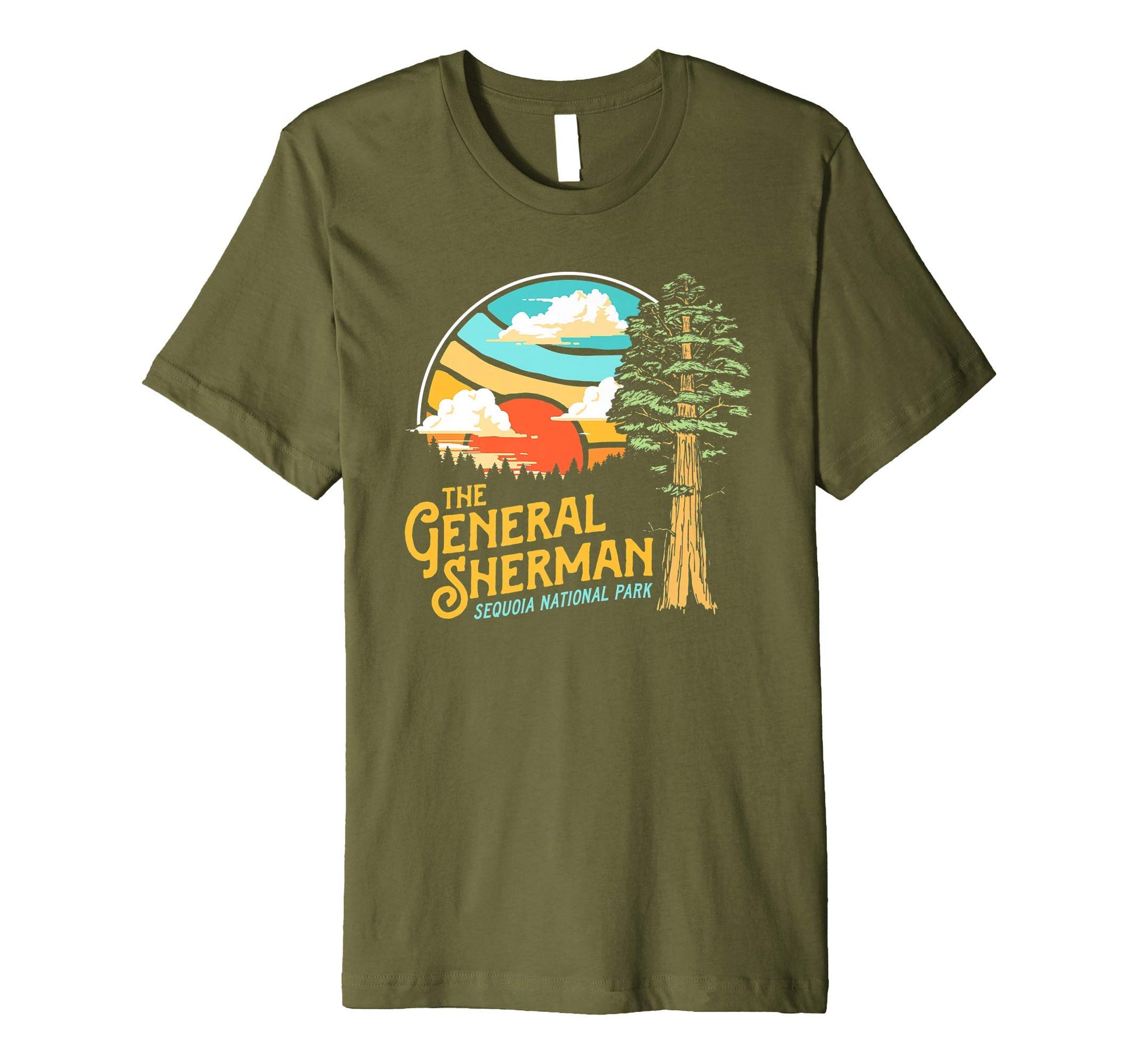 General Sherman Sequoia National Park T-Shirt - Unique Graphic Men Women - T-Shirt, Sweatshirt, Hoodie