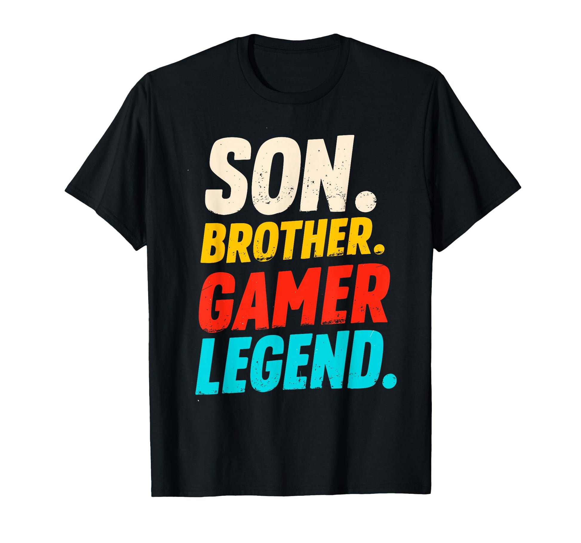 Son Brother Gamer Legend Video Game T-Shirt - Aesthetic Graphic for Adults - T-Shirt, Sweatshirt, Hoodie