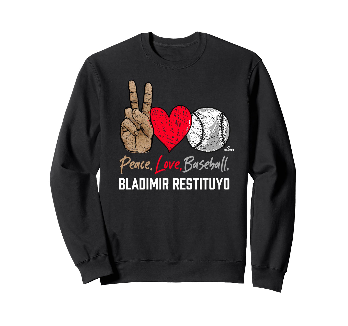 Peace Love Bladimir Restituyo Sweatshirt - Graphic Print for Adults - T-Shirt, Sweatshirt, Hoodie