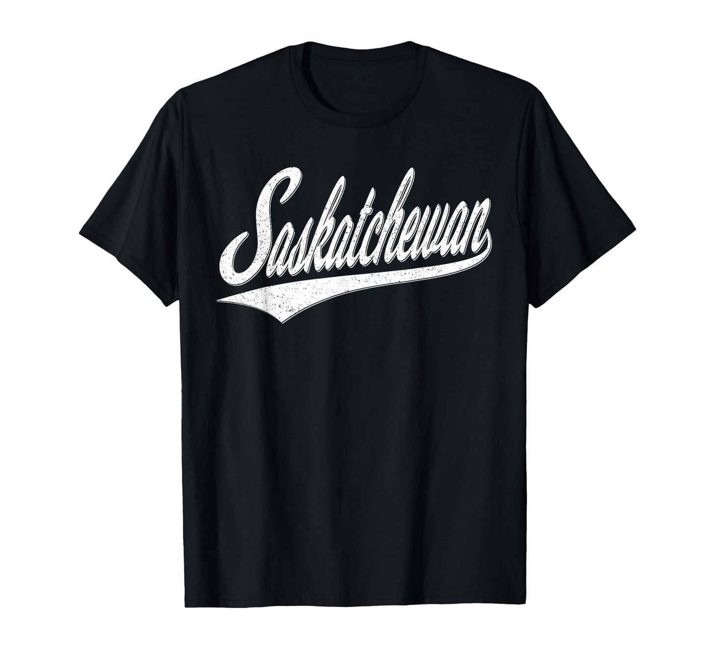 Saskatchewan Varsity Script Sports T-Shirt - Unique Graphic for Adults - T-Shirt, Sweatshirt, Hoodie