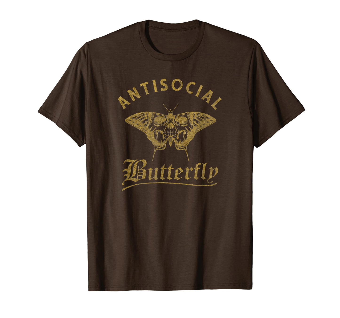 Antisocial Butterfly Grunge Fairycore T-Shirt - Fun Novelty Design Unisex - T-Shirt, Sweatshirt, Hoodie