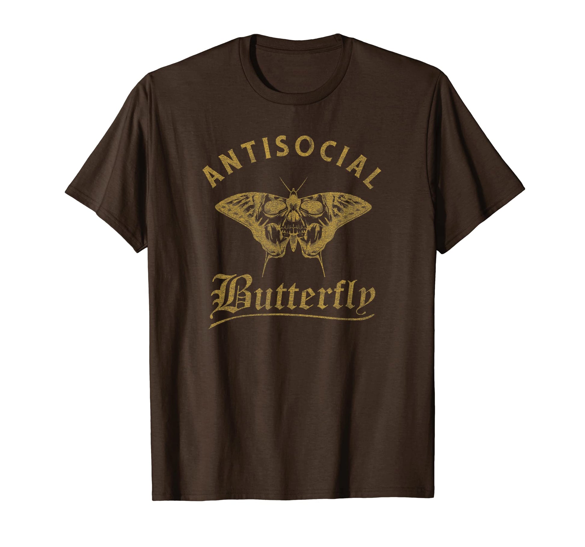 Antisocial Butterfly Grunge Fairycore T-Shirt - Fun Novelty Design Unisex - T-Shirt, Sweatshirt, Hoodie