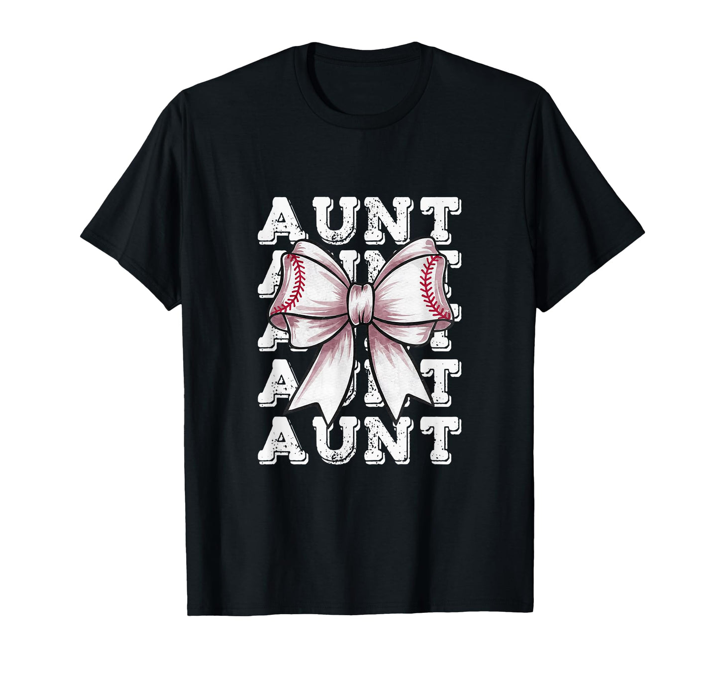 Coquette Baseball Aunt Matching T-Shirt - Custom Art Print for Adults - T-Shirt, Sweatshirt, Hoodie