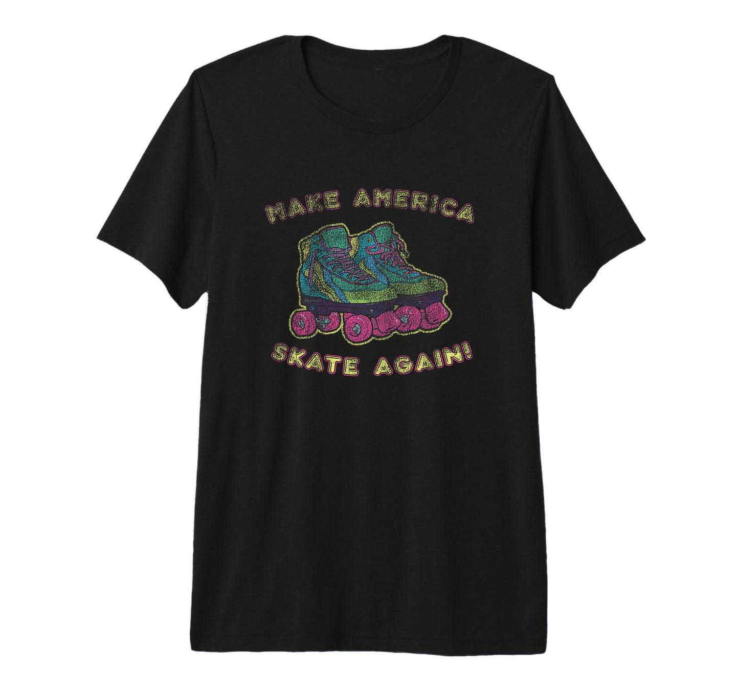 Make America Skate Again Funny T-Shirt - Fun Novelty Design Unisex - T-Shirt, Sweatshirt, Hoodie