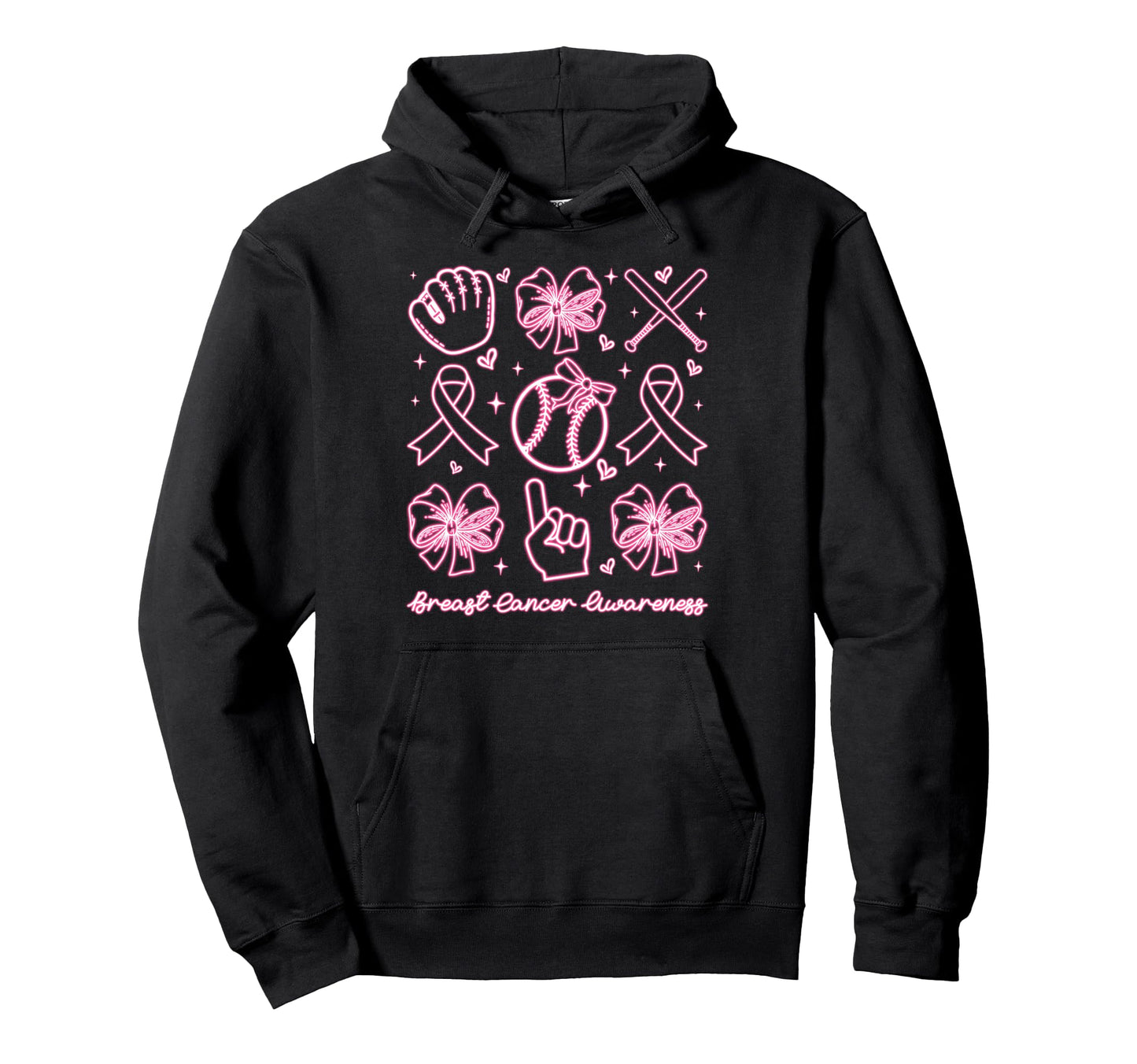 Breast Cancer Awareness Warriors Hoodie - Casual Everyday Wear for Adults - T-Shirt, Sweatshirt, Hoodie
