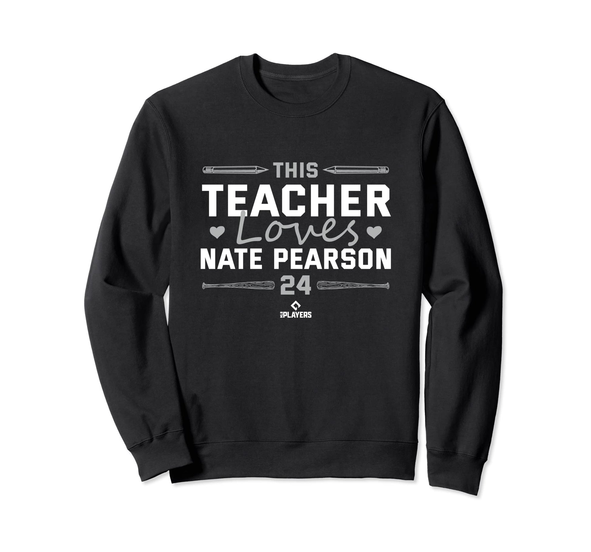 This Teacher Loves Nate Pearson Sweatshirt - Casual Everyday Wear Unisex - T-Shirt, Sweatshirt, Hoodie