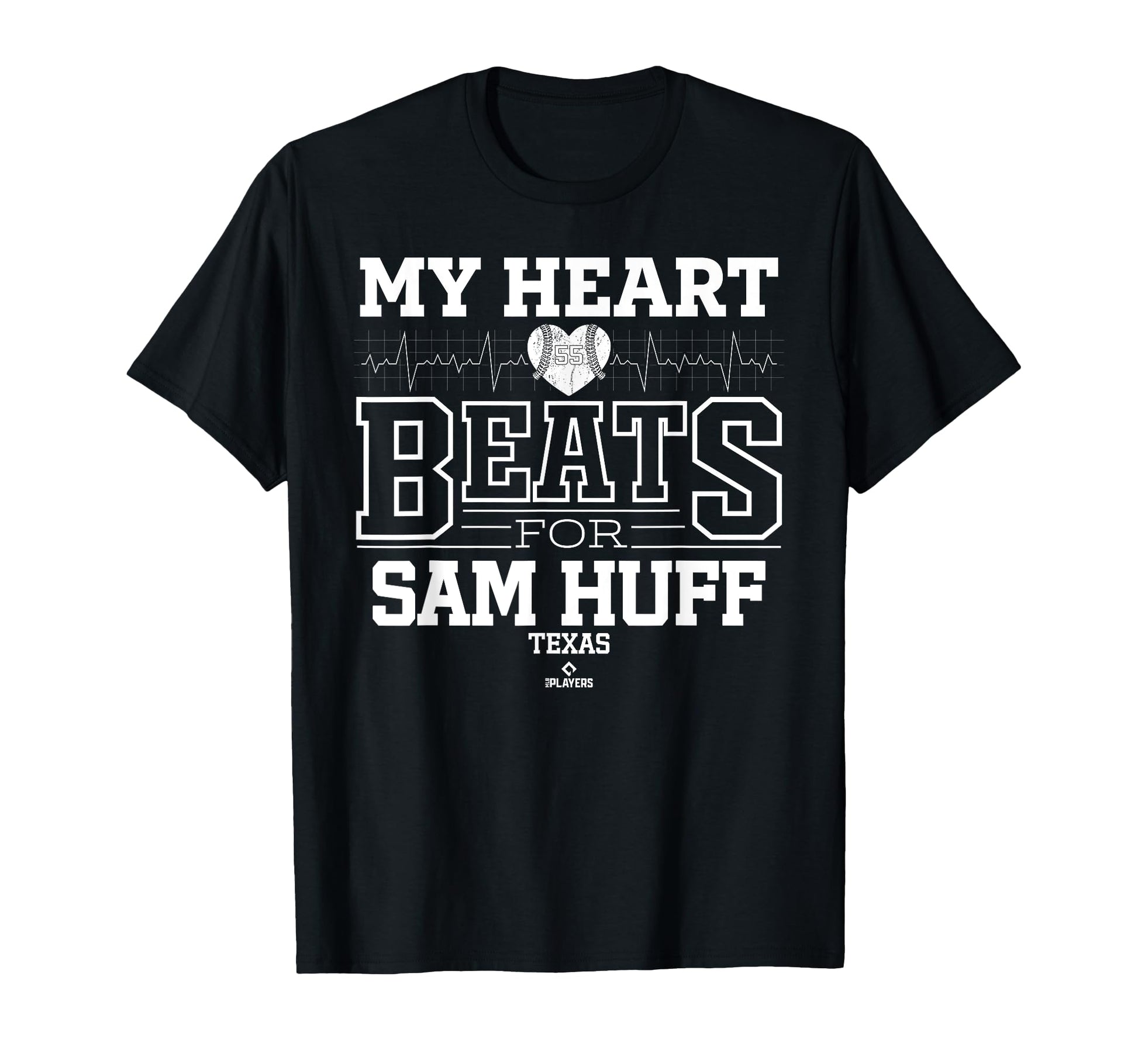 My Heart Beats Sam Huff Texas T-Shirt - Aesthetic Graphic Men Women - T-Shirt, Sweatshirt, Hoodie