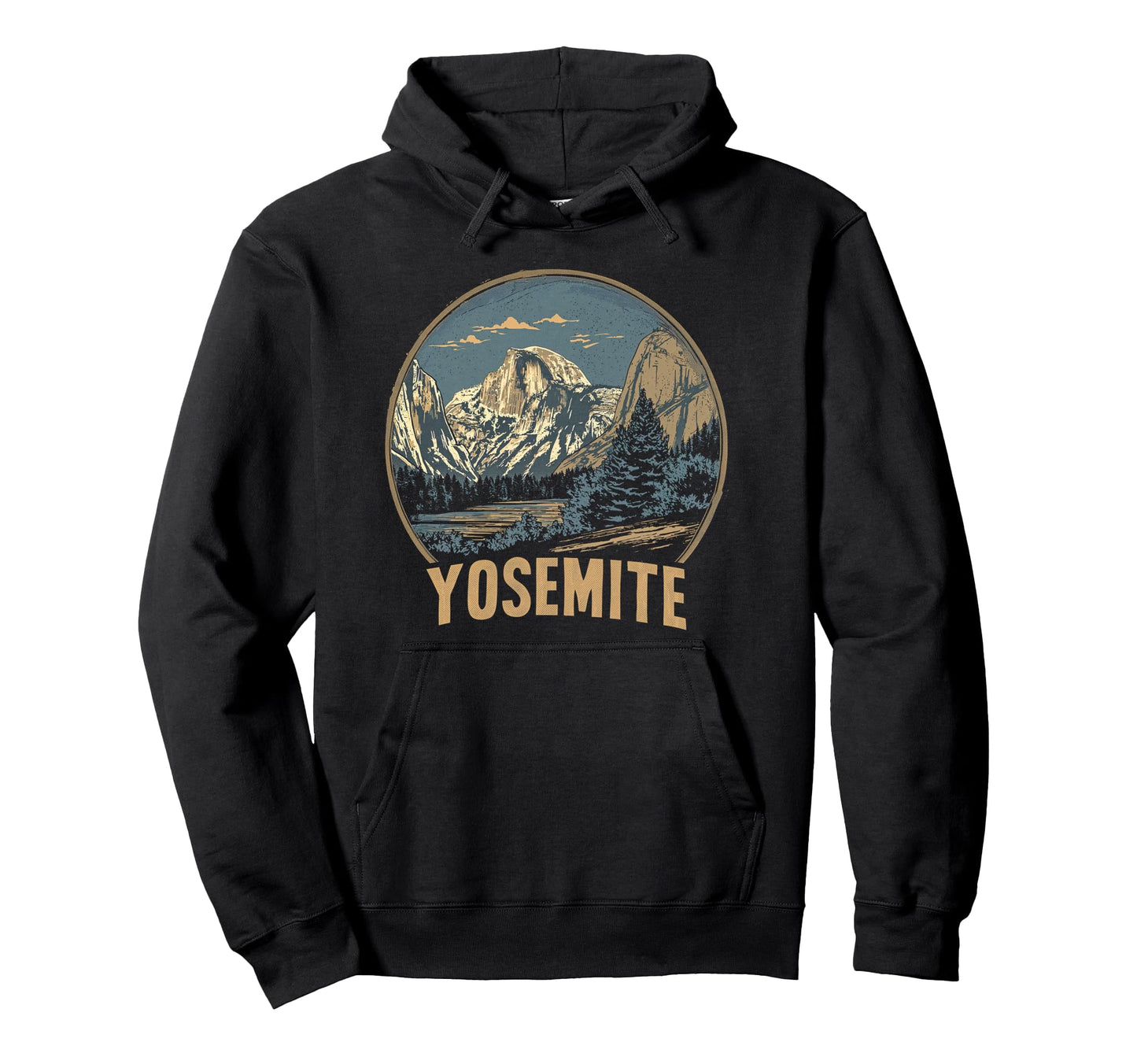 Yosemite Us National Park Hoodie - Aesthetic Graphic Unisex - T-Shirt, Sweatshirt, Hoodie