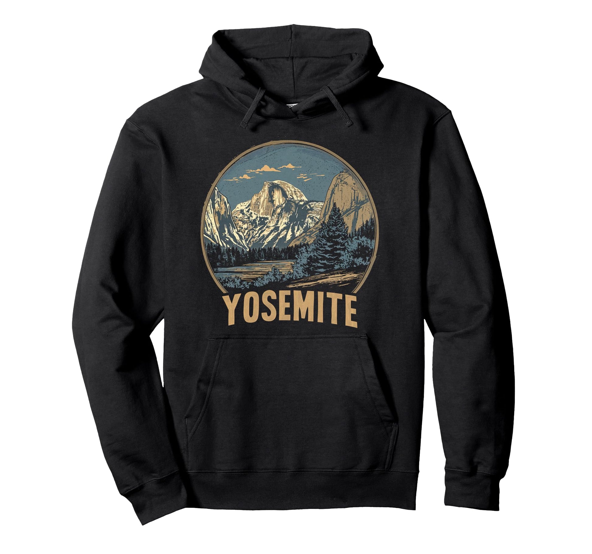Yosemite Us National Park Hoodie - Aesthetic Graphic Unisex - T-Shirt, Sweatshirt, Hoodie