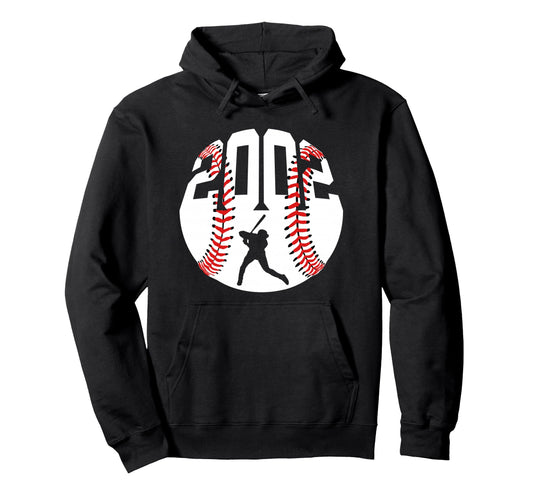 2002 Baseball 24Th Birthday Hoodie - Streetwear Style Men Women - T-Shirt, Sweatshirt, Hoodie