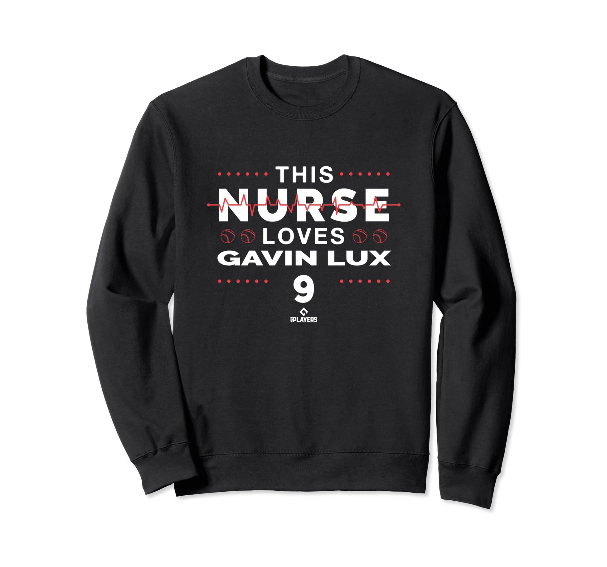 This Nurse Loves Gavin Lux Los Sweatshirt - Casual Everyday Wear Unisex - T-Shirt, Sweatshirt, Hoodie