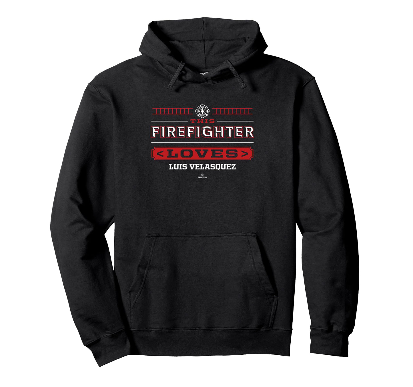 This Firefighter Loves Luis Velasquez Hoodie - Unique Graphic Men Women - T-Shirt, Sweatshirt, Hoodie