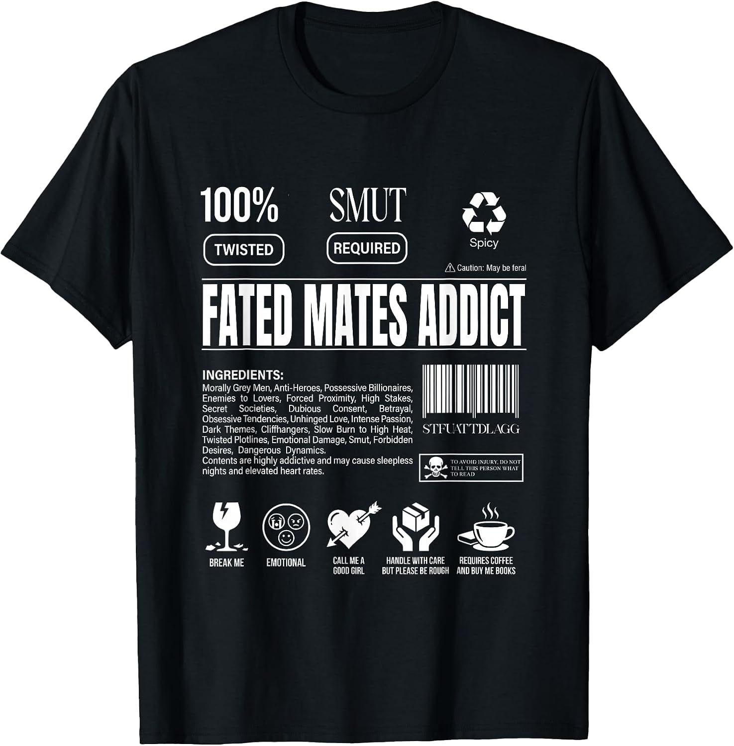 Buy Me Books And Tell To STFUATTDLAGG Outfits - Adult & Kids T-Shirts, Sweatshirts & Hoodies apparel design preview 1