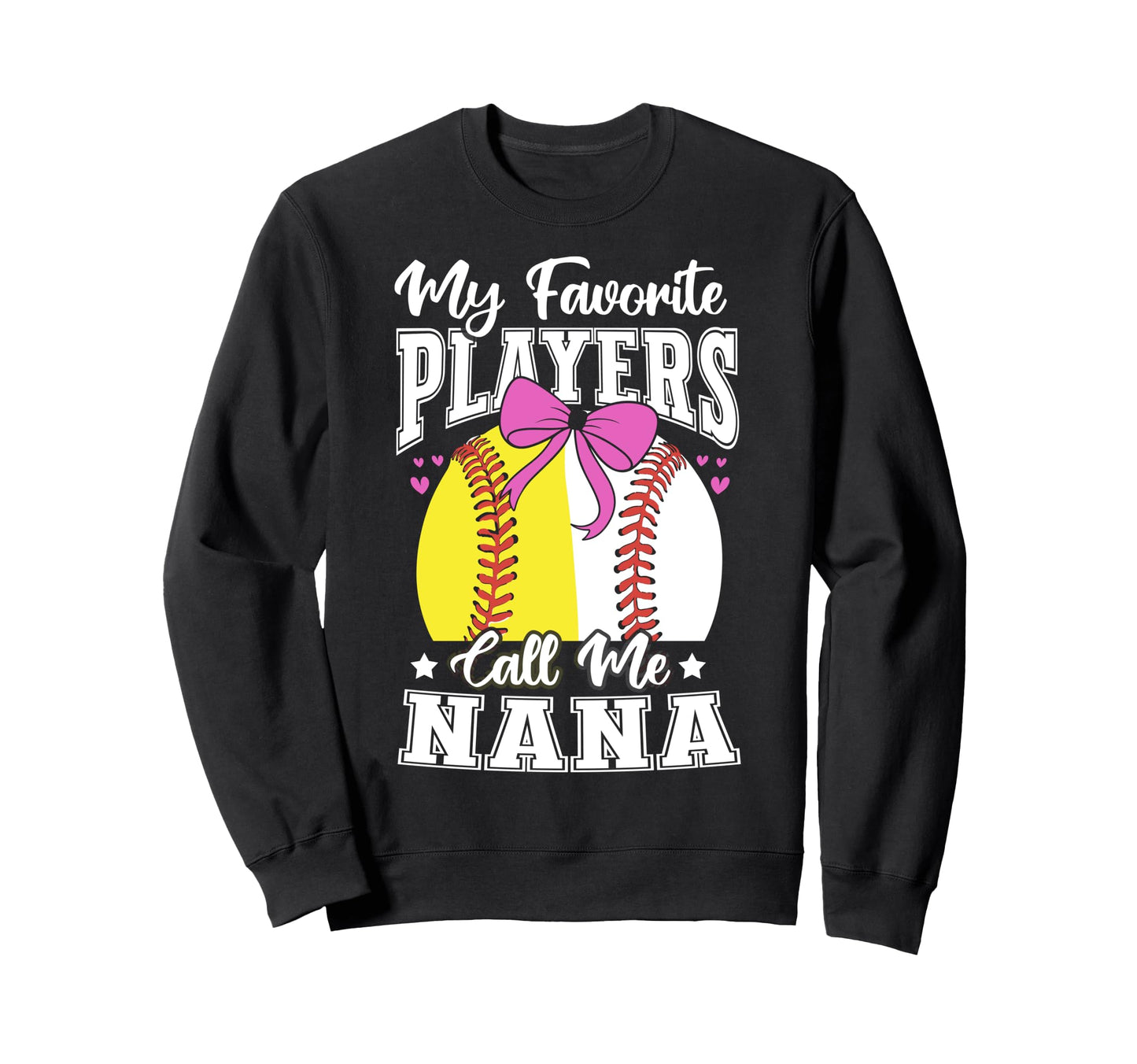 Baseball Grandma Favorite Sweatshirt - Casual Everyday Wear for Adults - T-Shirt, Sweatshirt, Hoodie