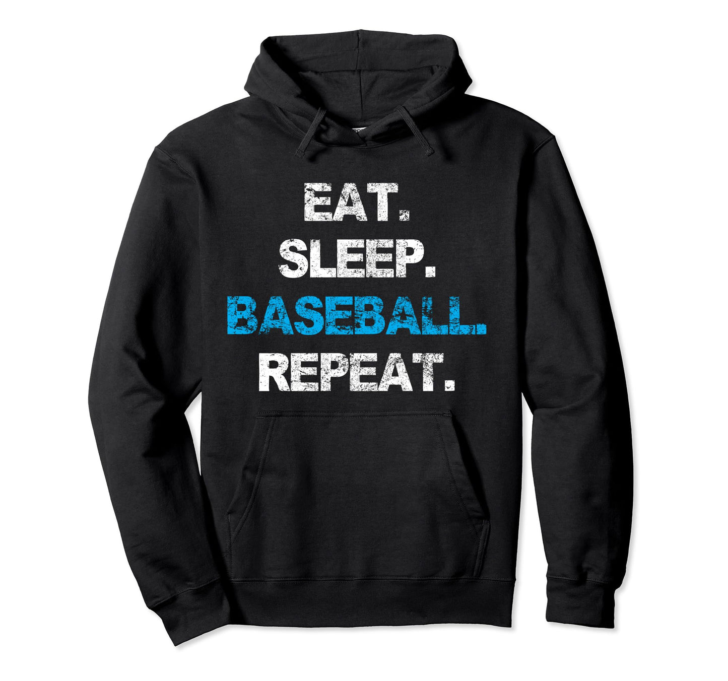 Eat Sleep Baseball Repeat Catcher Pitcher Hoodie - Graphic Print Men Women - T-Shirt, Sweatshirt, Hoodie