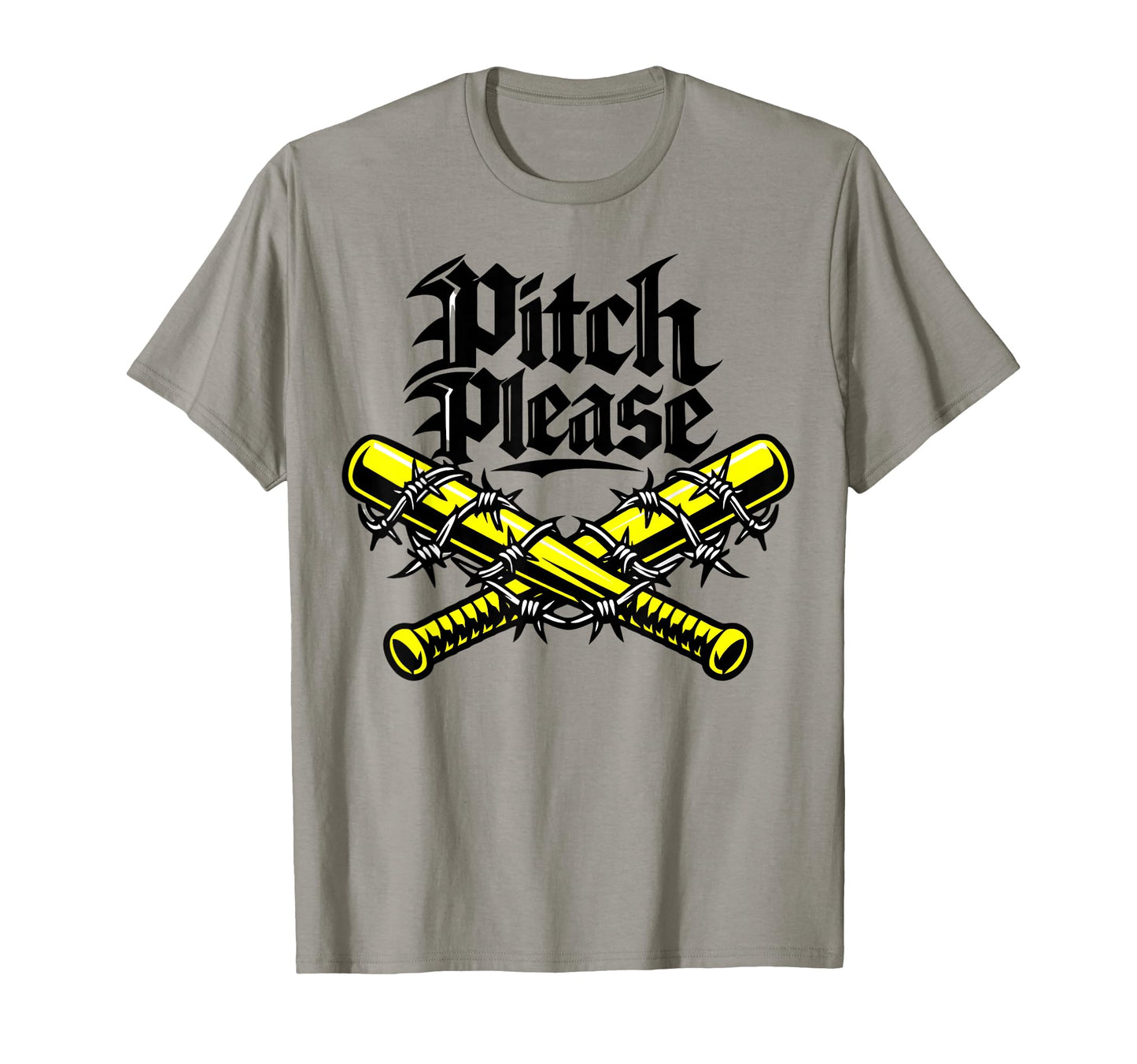 Pitch Please Funny Softball Baseball T-Shirt - Novelty Apparel Men Women - T-Shirt, Sweatshirt, Hoodie