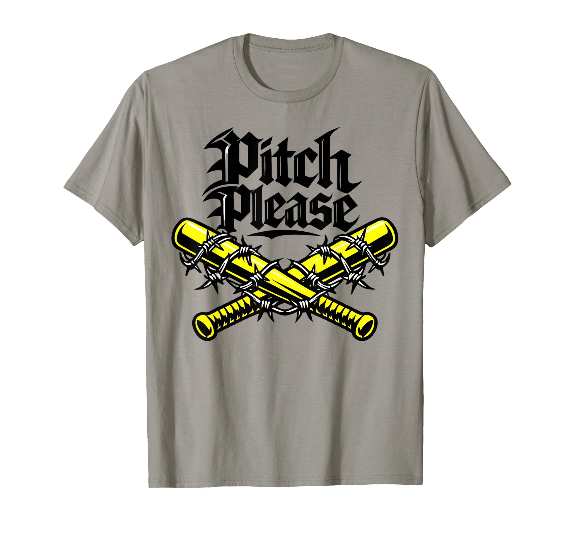 Pitch Please Funny Softball Baseball T-Shirt - Novelty Apparel Men Women - T-Shirt, Sweatshirt, Hoodie