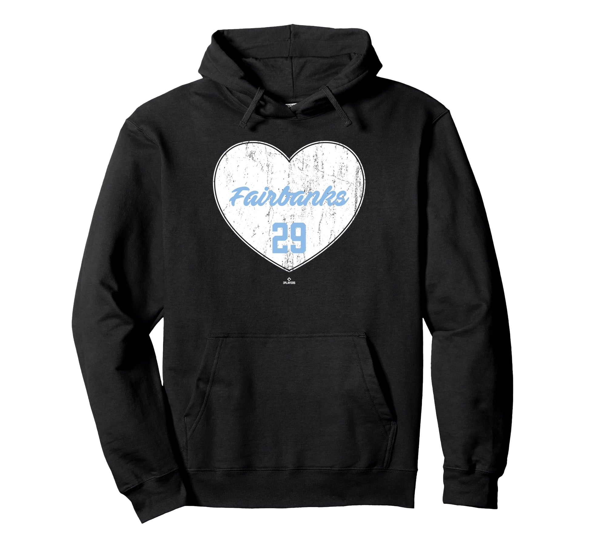 Distressed Heart Pete Fairbanks Tampa Bay Hoodie - Novelty Apparel Unisex - T-Shirt, Sweatshirt, Hoodie