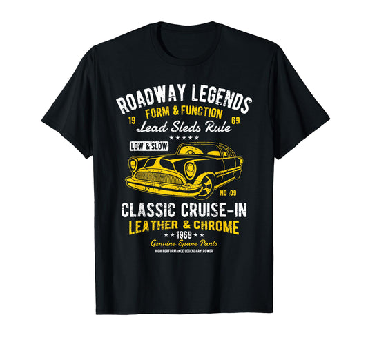 Automotive Nostalgia Car Cruise T-Shirt - Fun Novelty Design for Adults - T-Shirt, Sweatshirt, Hoodie