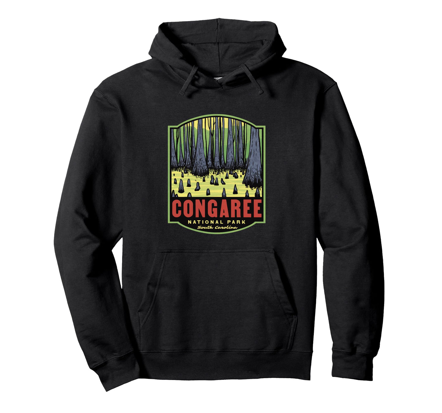 Congaree National Park South Carolina Hoodie - Novelty Apparel Unisex - T-Shirt, Sweatshirt, Hoodie