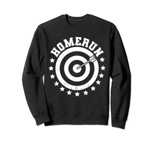 Archery Homerun Mashup Bullseye Sweatshirt - Fun Novelty Design for Adults - T-Shirt, Sweatshirt, Hoodie