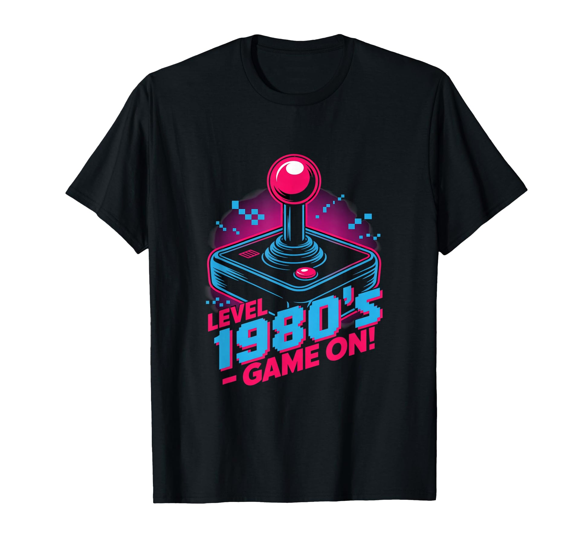 Level 1980S Game Arcade Joystick T-Shirt - Trendy Graphic Unisex - T-Shirt, Sweatshirt, Hoodie