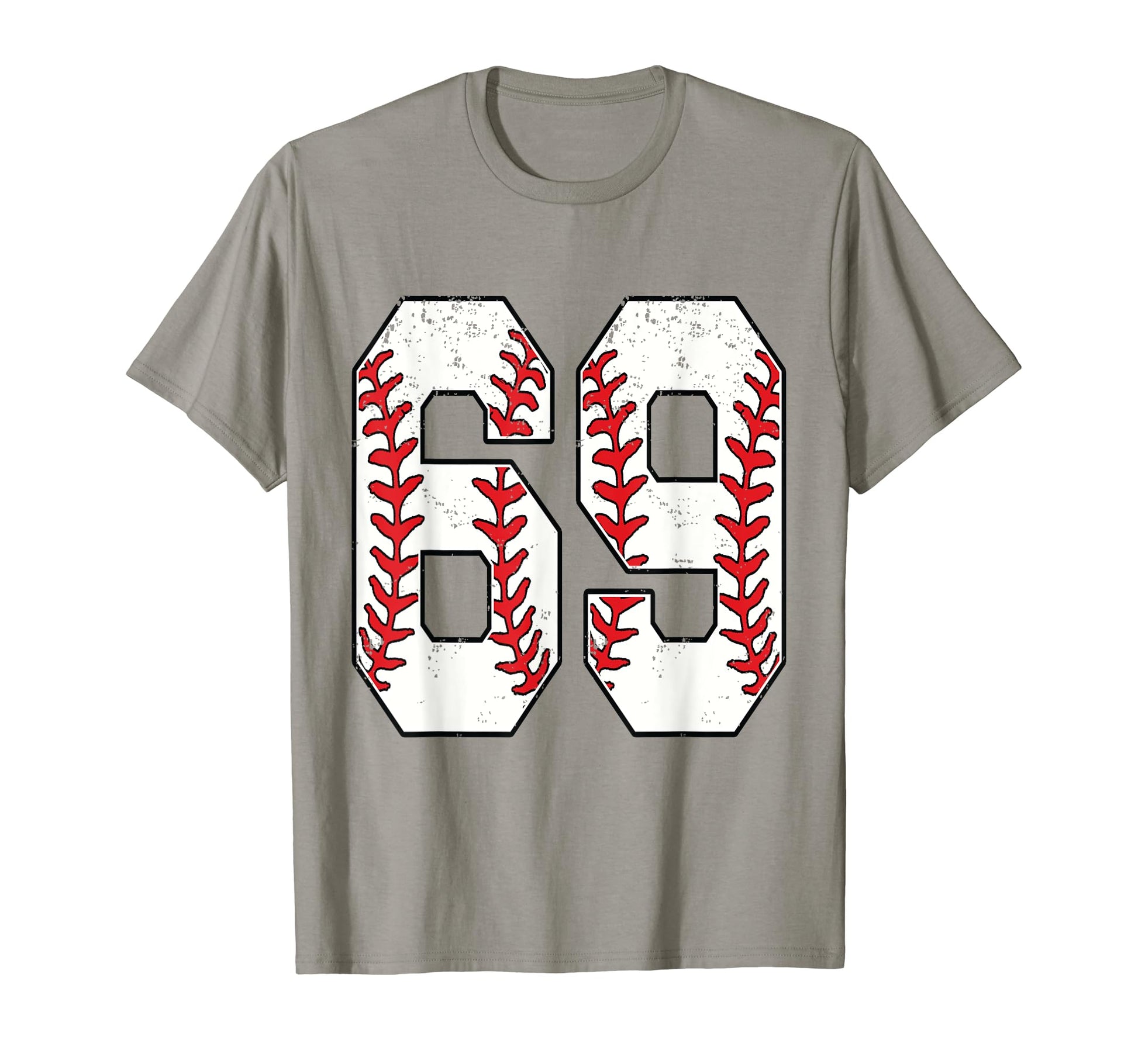 Number 69 Baseball 69 Jersey Number T-Shirt - Minimalist Print Unisex - T-Shirt, Sweatshirt, Hoodie
